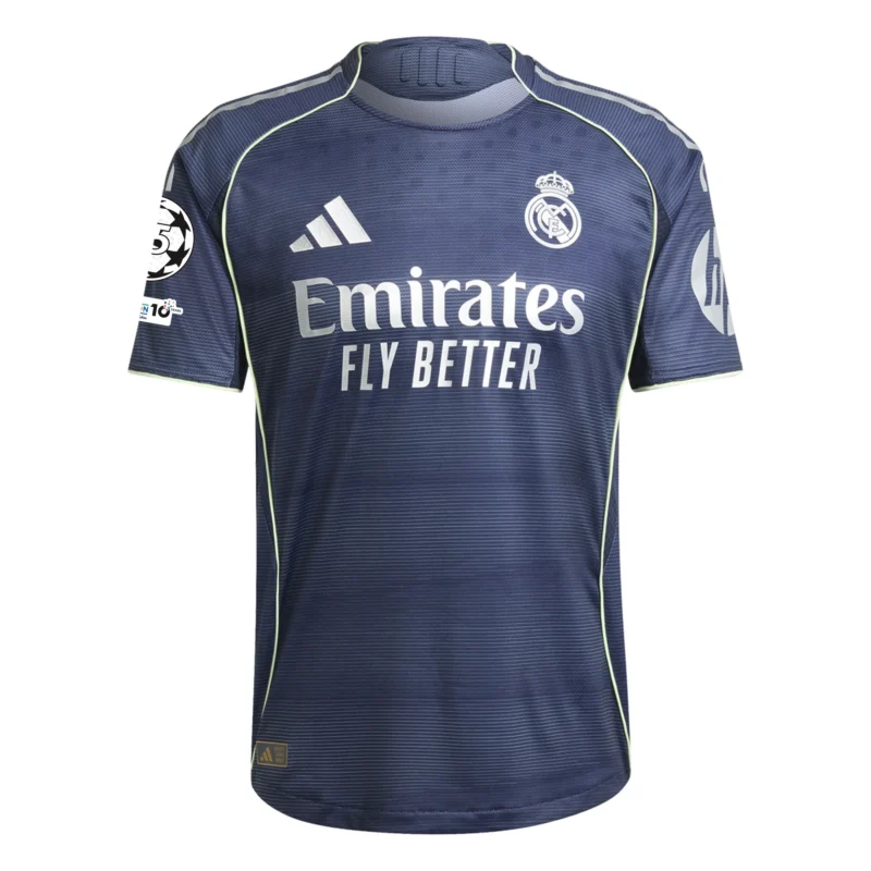 Jude Bellingham Real Madrid 2025/2026 Authentic Away Jersey - Image 2