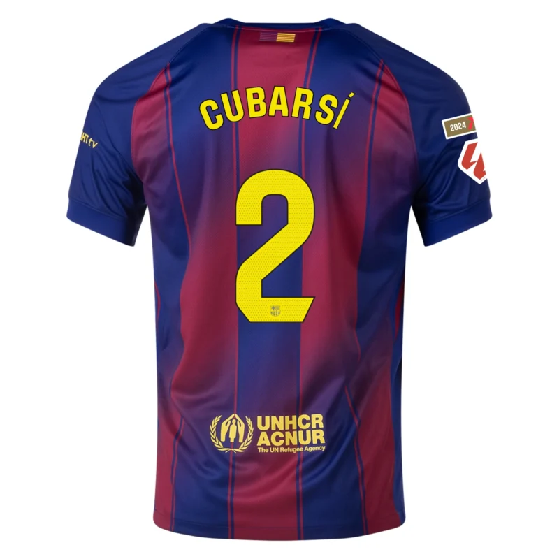 Pau Cubarsí Barcelona 25/26 Home Jersey