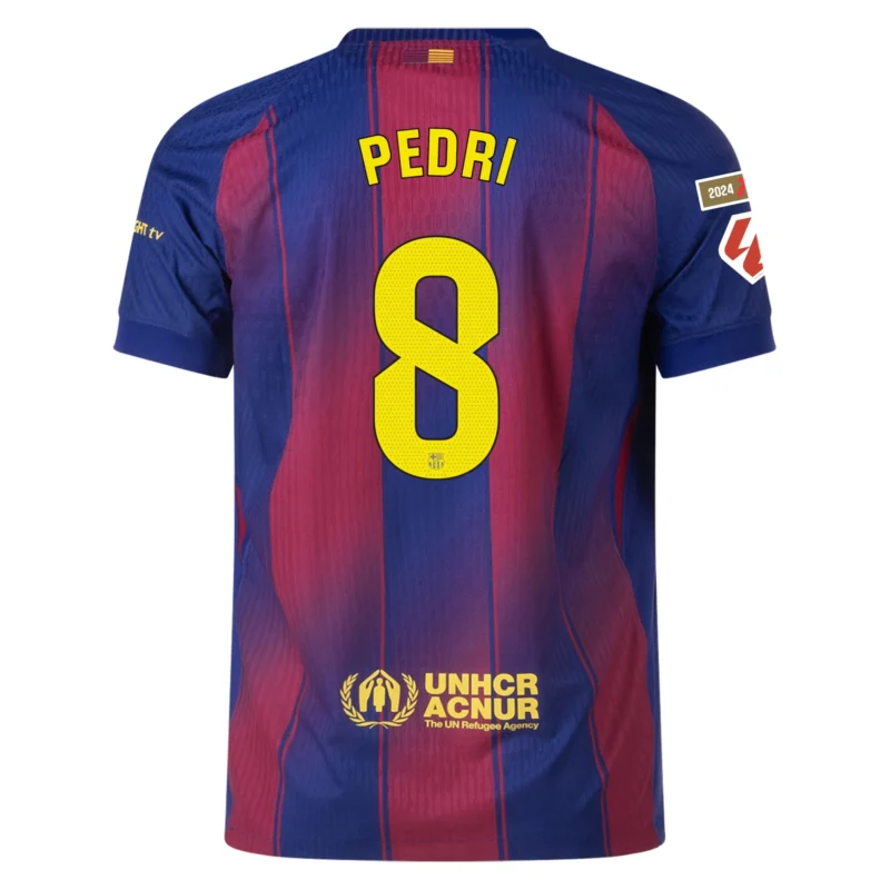Pedri Barcelona 25/26 Authentic Home Jersey