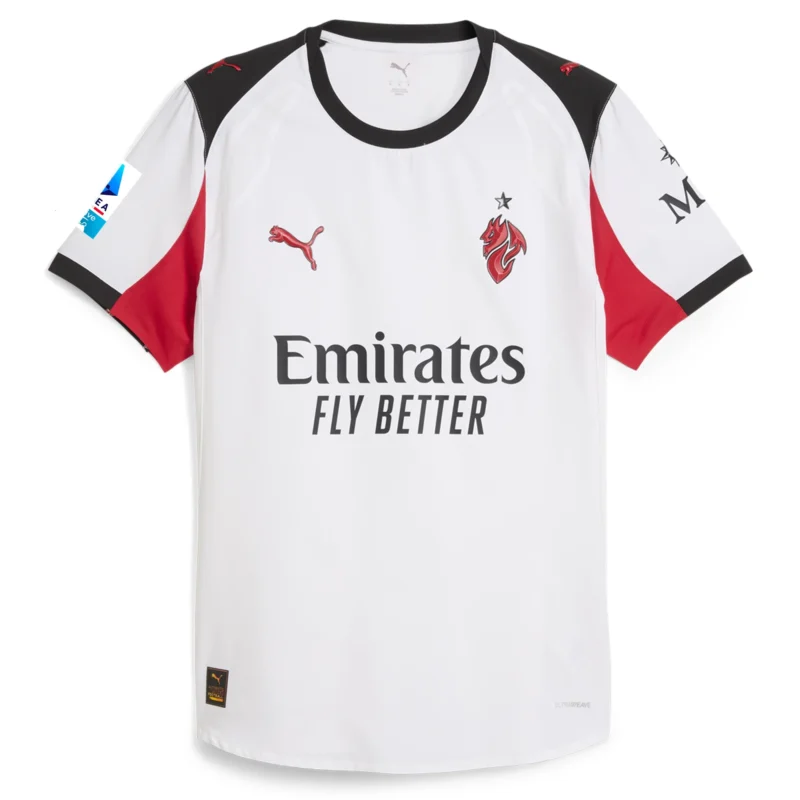 Christian Pulisic AC Milan 25/26 Authentic Away Jersey - Image 2