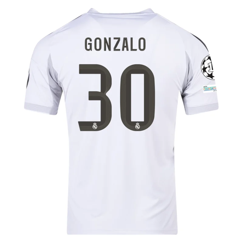 Gonzalo García Real Madrid 25/26 Home Jersey