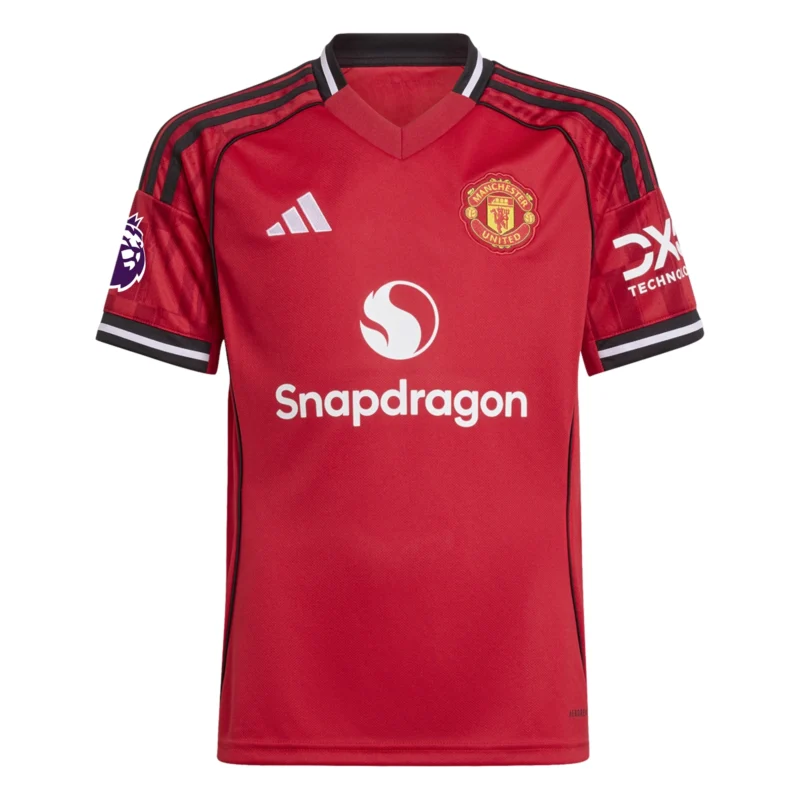 Matheus Cunha Manchester United 25/26 Youth Home Jersey - Image 2