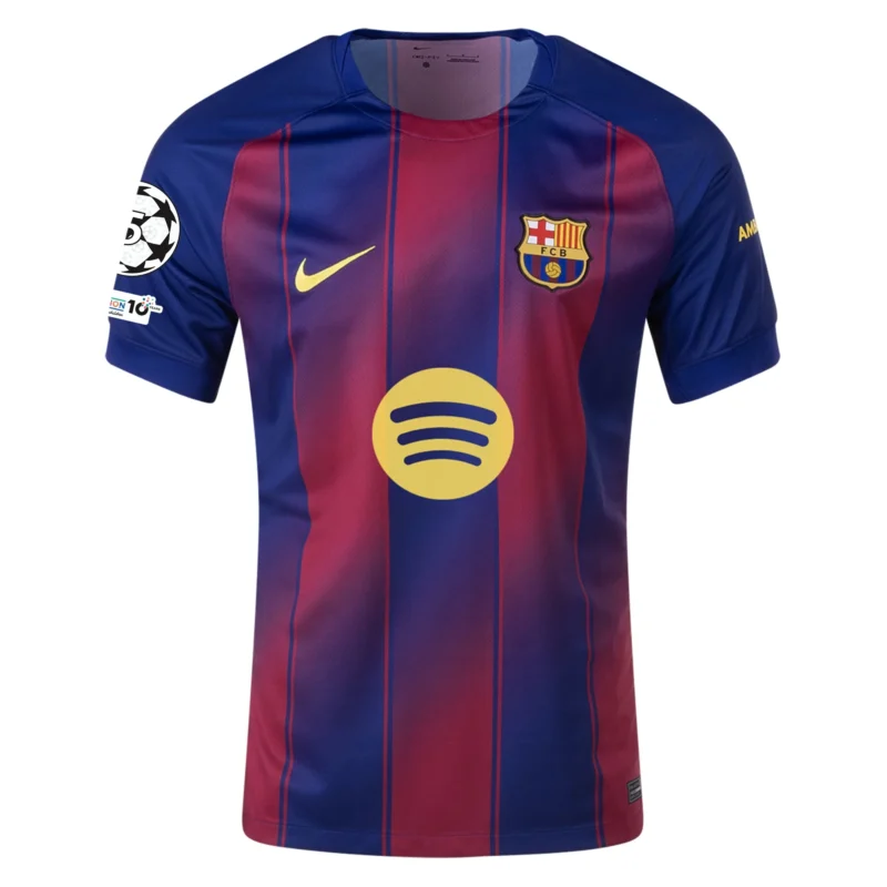 Gavi Barcelona 25/26 UCL Home Jersey - Image 2