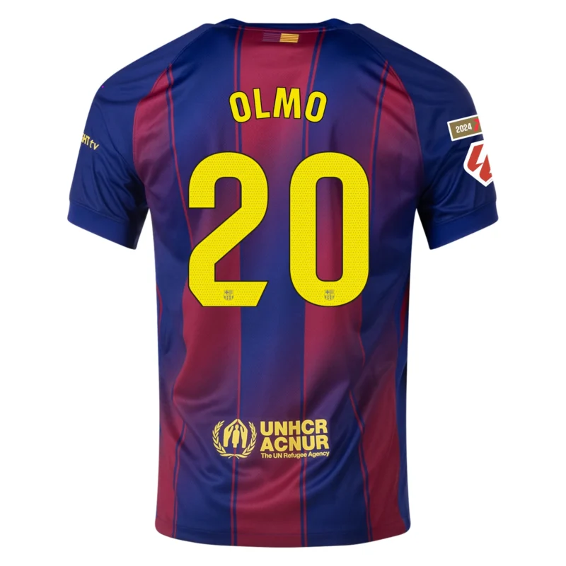 Dani Olmo Barcelona 25/26 Home Jersey