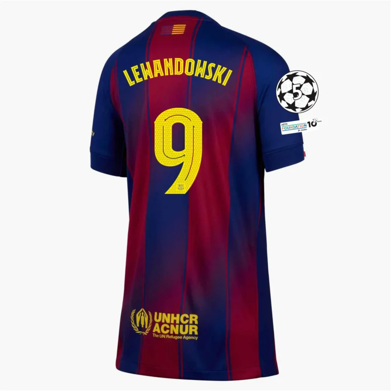 Robert Lewandowski Barcelona 25/26 Youth UCL Home Jersey