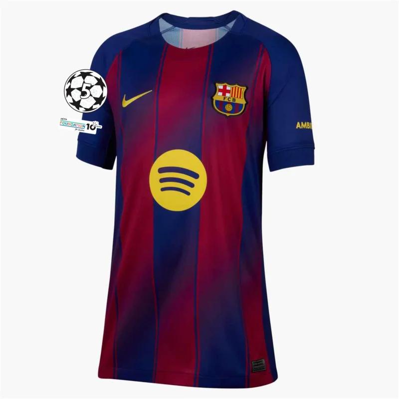 Pedri Barcelona 25/26 Youth UCL Home Jersey - Image 2