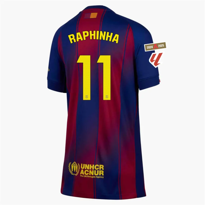 Raphinha Barcelona 25/26 Youth Home Jersey