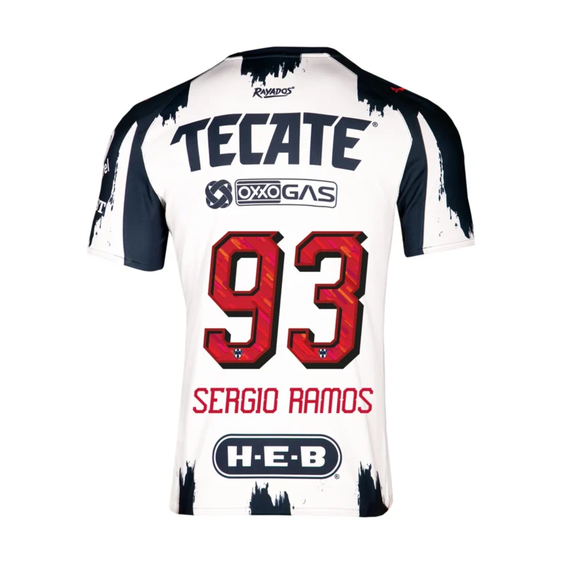 Sergio Ramos Monterrey Rayados 25/26 Authentic Home Jersey