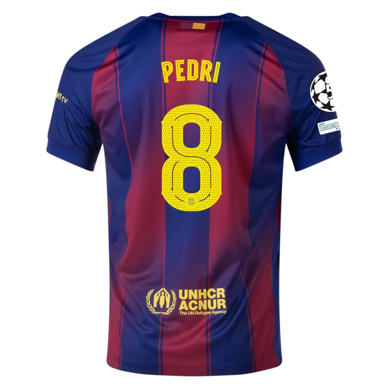 Pedri Barcelona 25/26 UCL Home Jersey