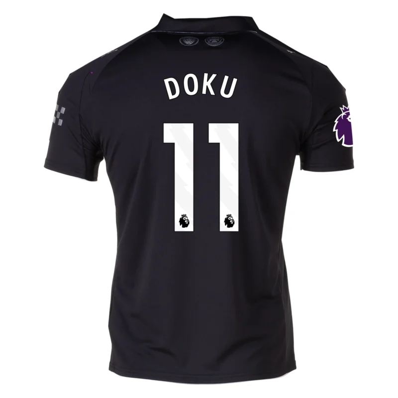 Jérémy Doku Manchester City 25/26 Away Jersey