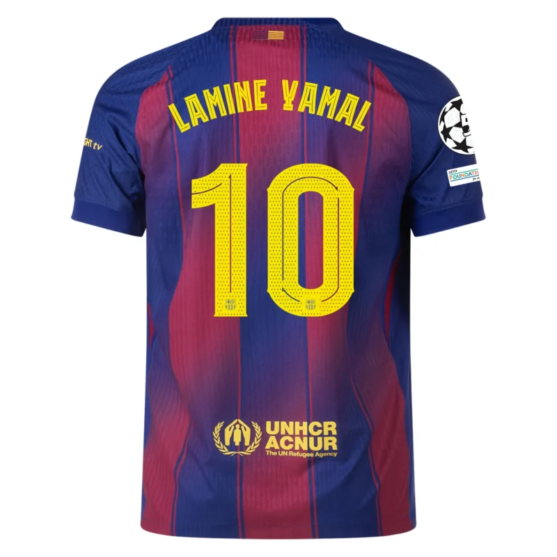 Lamine Yamal Barcelona 25/26 UCL Home Jersey