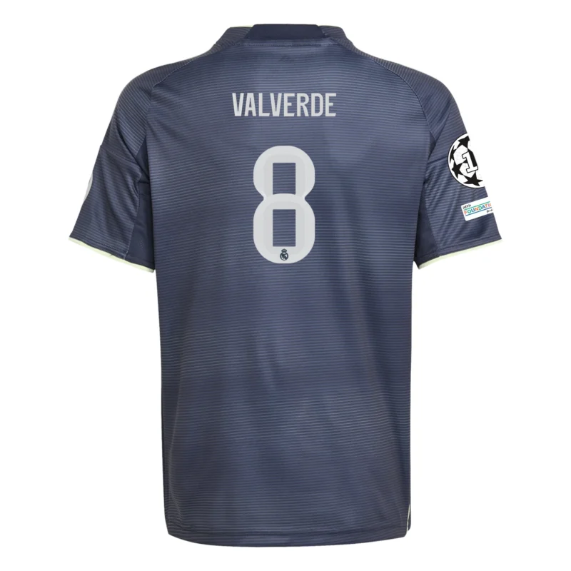 Federico Valverde Real Madrid 2025/2026 Youth Away Jersey