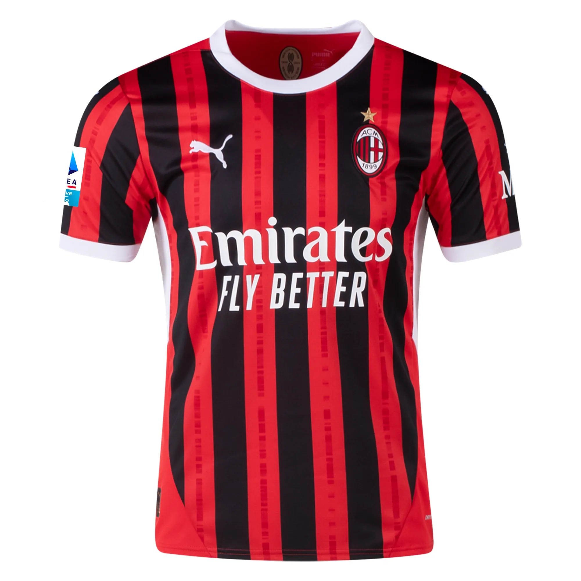 Yunus Musah AC Milan 2024/25 Home Jersey - Image 2