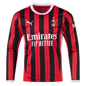 AC Milan 2024/25 Long Sleeve Home Jersey