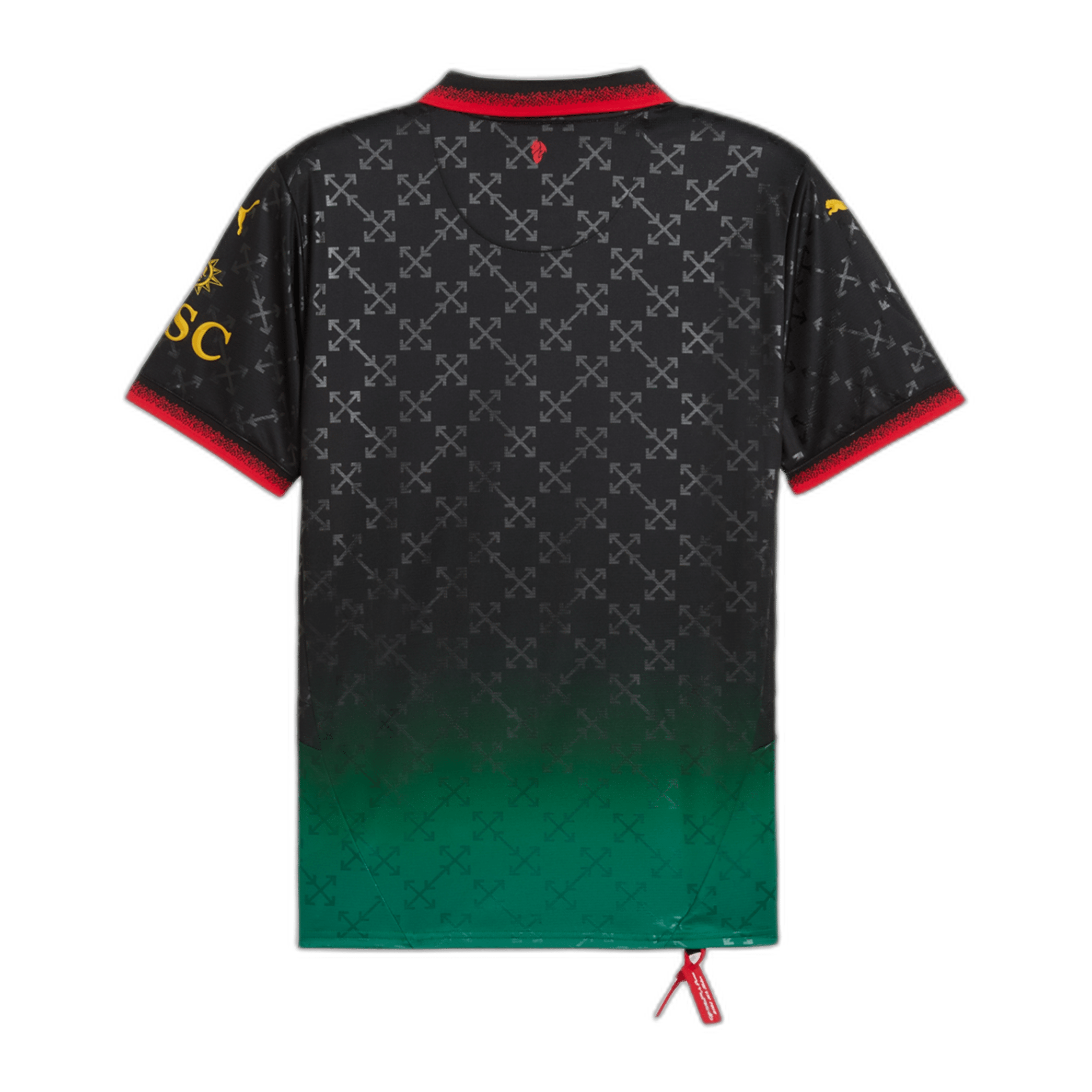 AC Milan x Off-White 2025 Black Limited Edition Fourth Jersey - Image 2