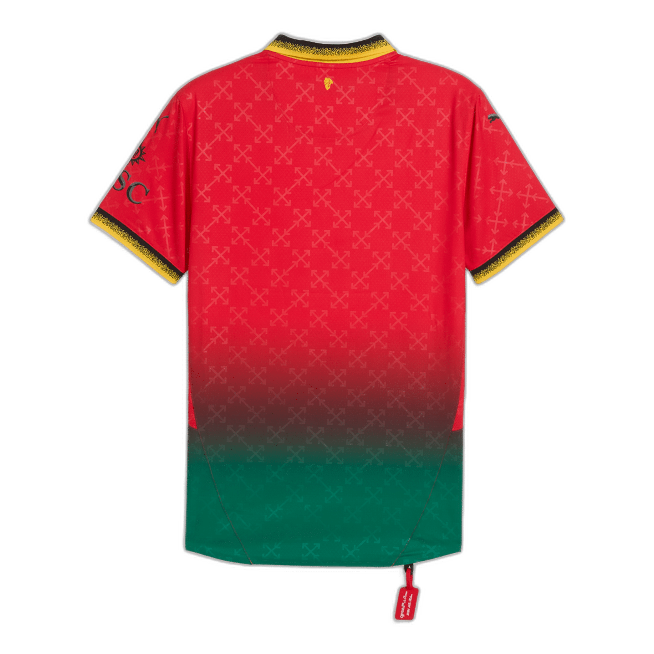 AC Milan x Off-White 2025 Authentic Scarlet Limited Edition Fourth Jersey - Image 2