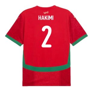 Achraf Hakimi Morocco 2025 Home Jersey