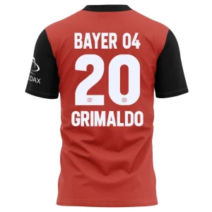 Alejandro Grimaldo Bayer Leverkusen 2024/25 Home Jersey