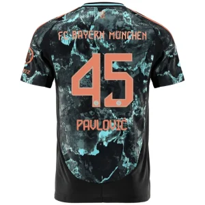 Aleksandar Pavlović Bayern Munich 2024/25 Away Jersey