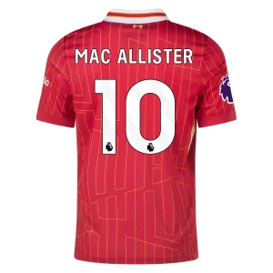 Ale x is Mac Allister Liverpool 2024/25 Home Jersey