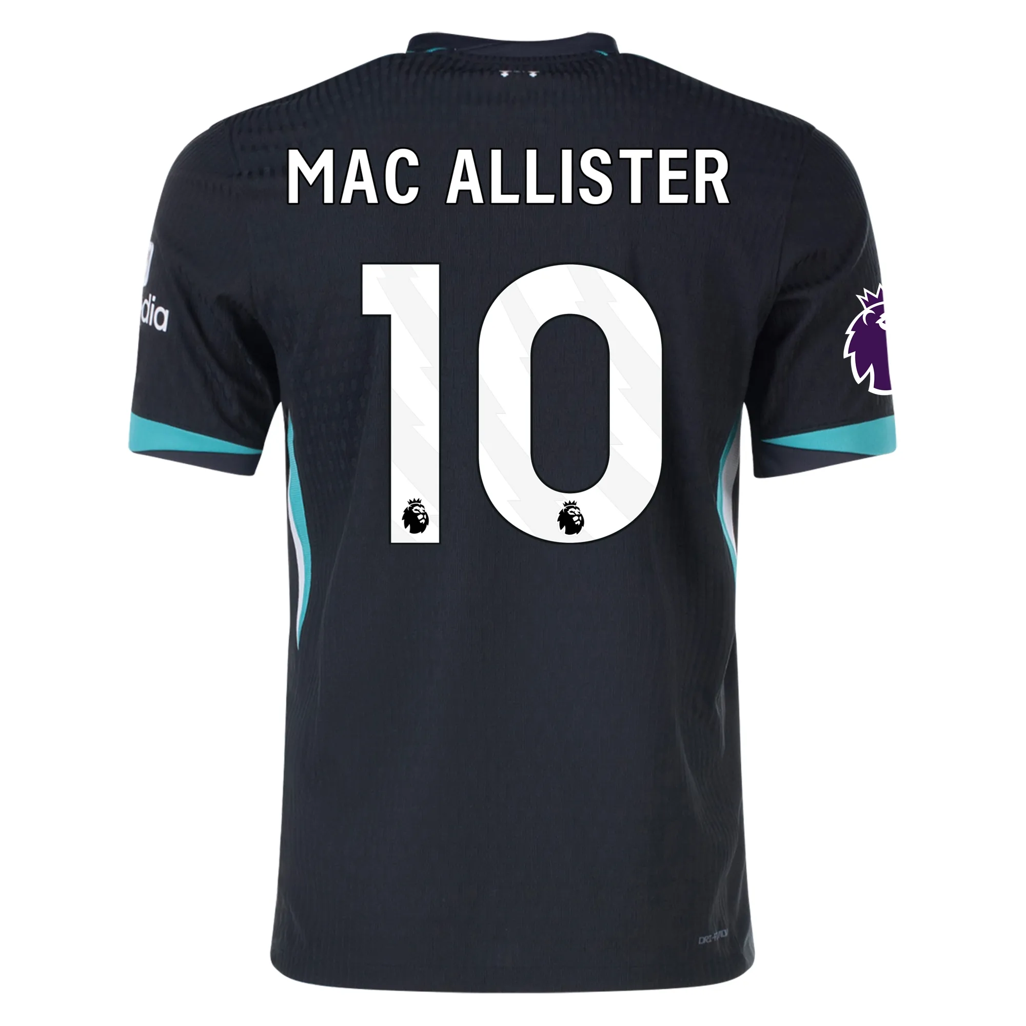 Ale x is Mac Allister Liverpool 2024/25 Authentic Away Jersey