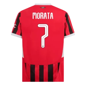 Álvaro Morata AC Milan 2024/25 Home Jersey