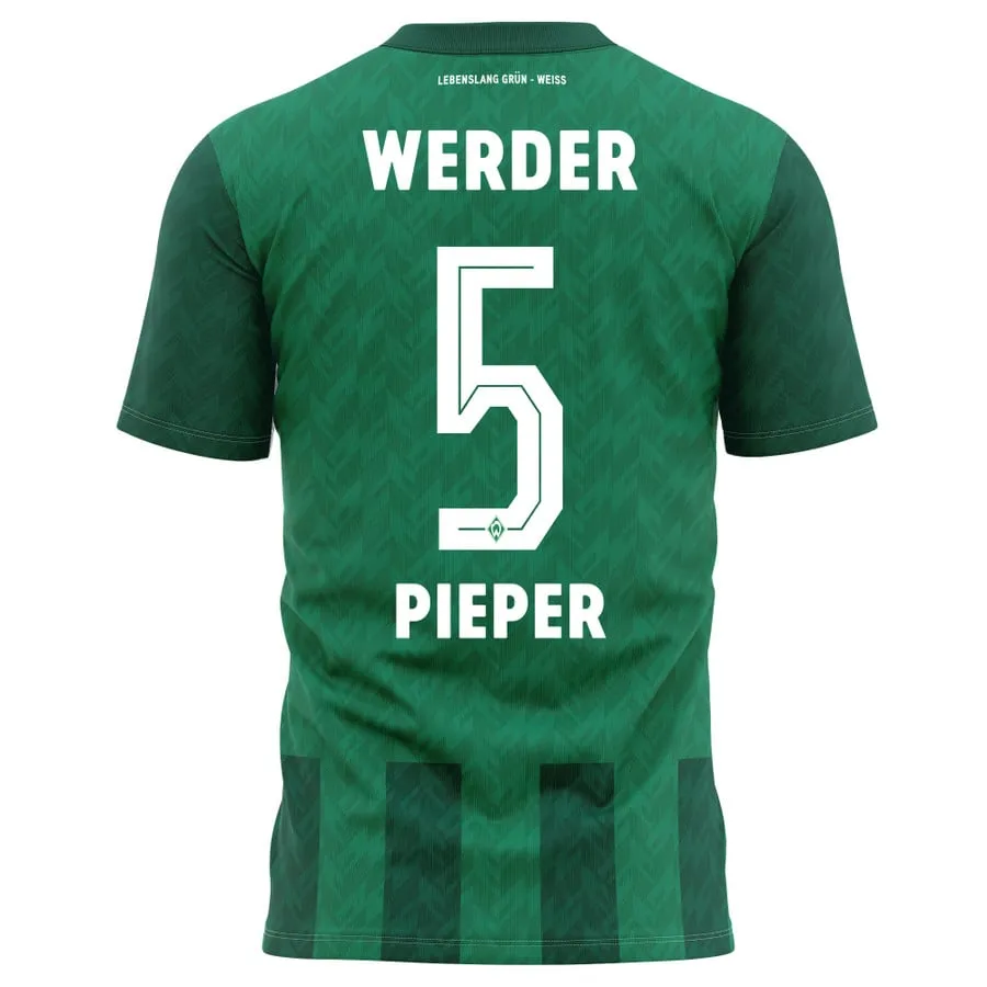 Amos Pieper Werder Bremen 2024/25 Home Jersey