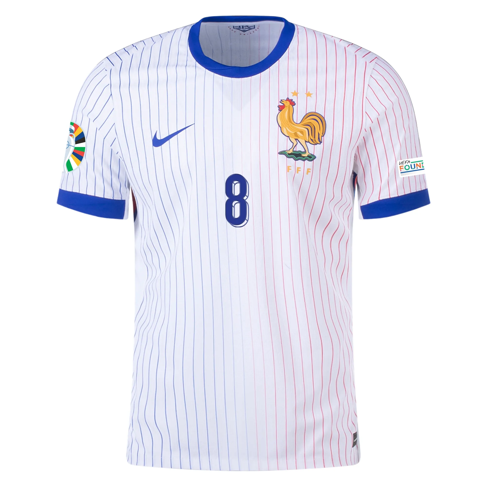 Aurélien Tchouaméni France 2024/25 Authentic Away Jersey - Image 2