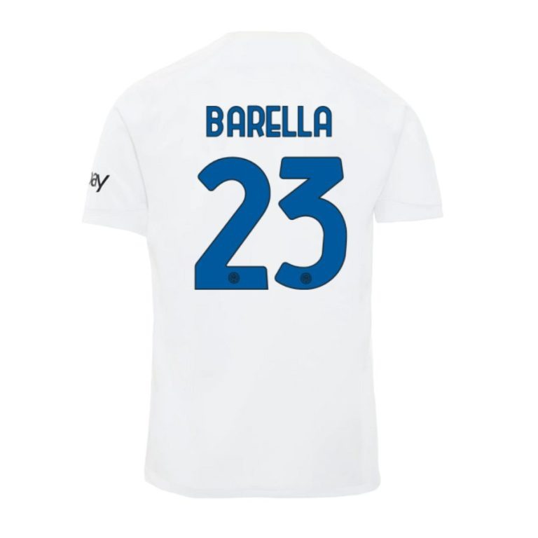Nicolò Barella Inter Milan 23/24 Away Jersey