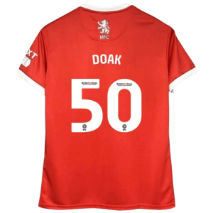 Ben Doak Middlesbrough 2024/25 Home Jersey