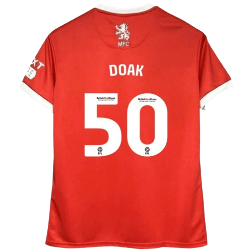Ben Doak Middlesbrough 2024/25 Home Jersey
