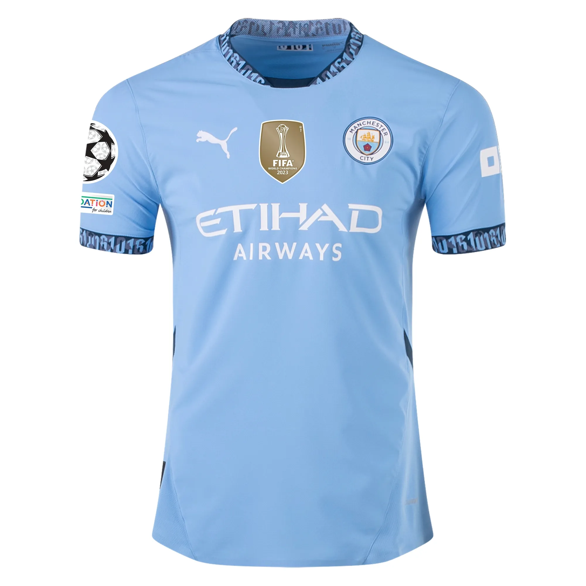 Bernardo Silva Manchester City 2024/25 Authentic UCL Home Jersey - Image 2