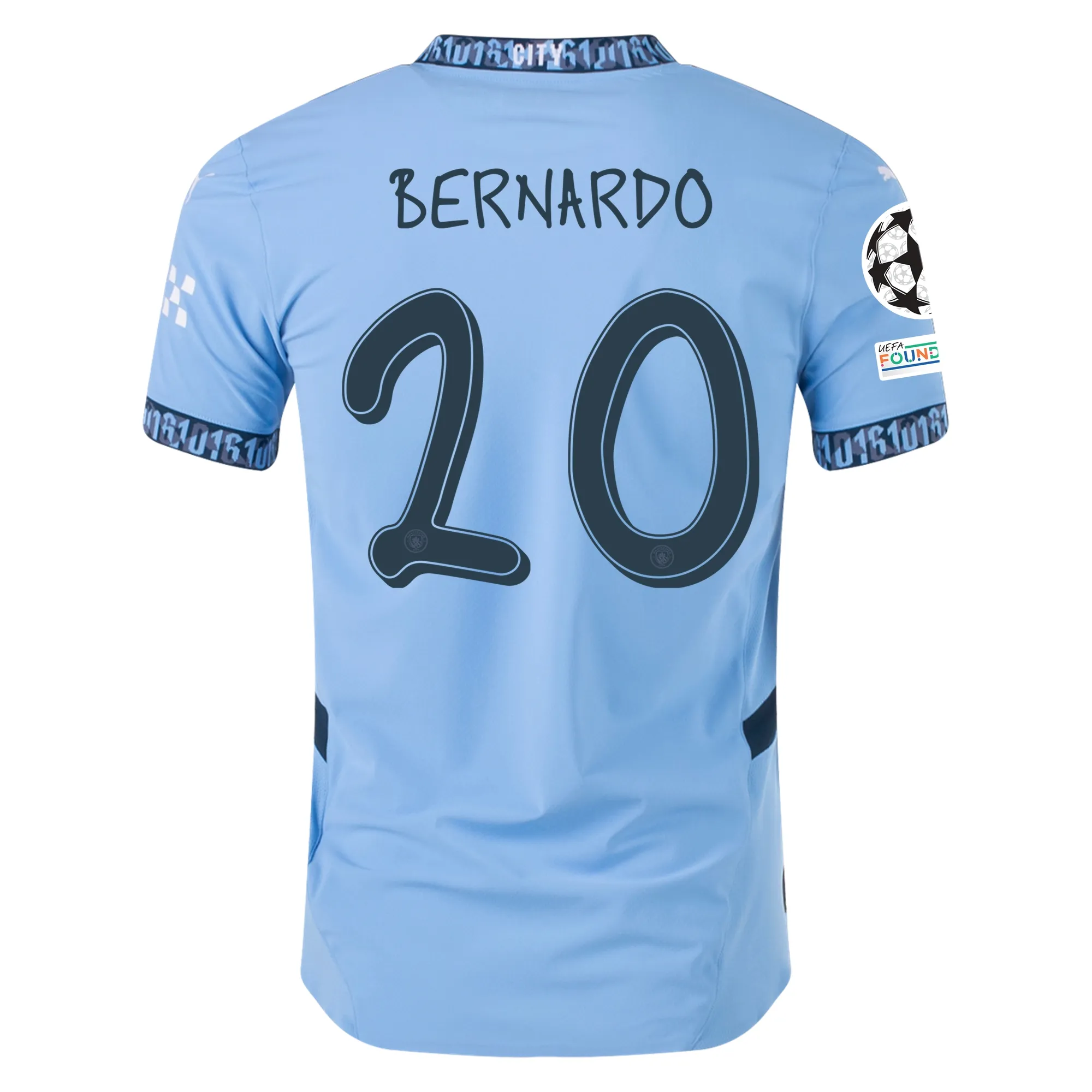 Bernardo Silva Manchester City 2024/25 Authentic UCL Home Jersey