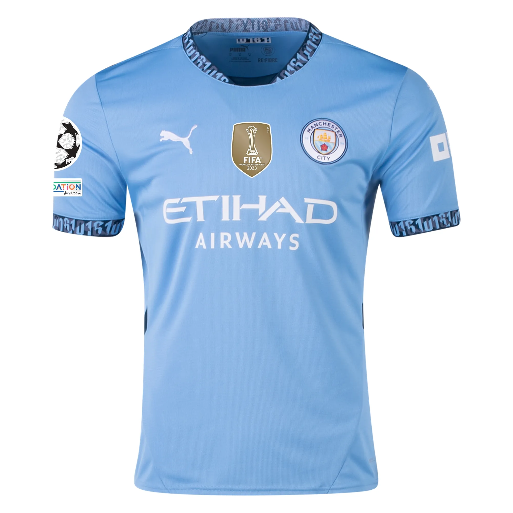 Bernardo Silva Manchester City 2024/25 UCL Home Jersey - Image 2