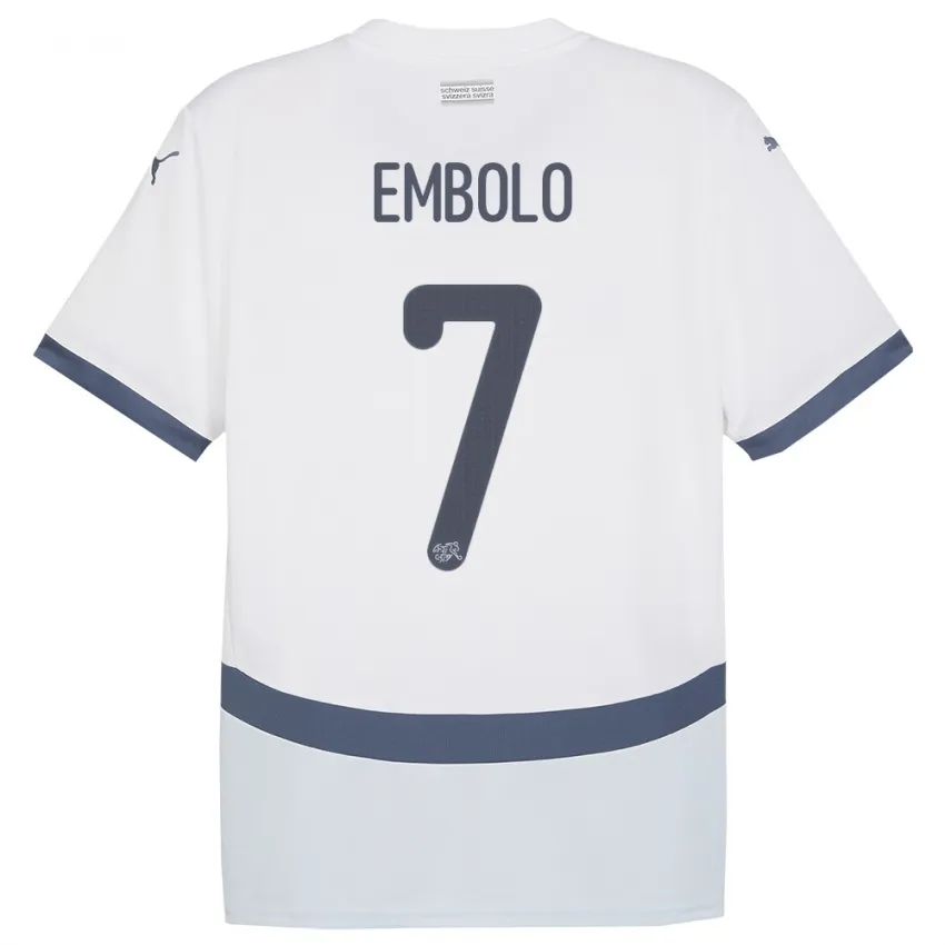 Breel Embolo Switzerland 2024/25 Away Jersey
