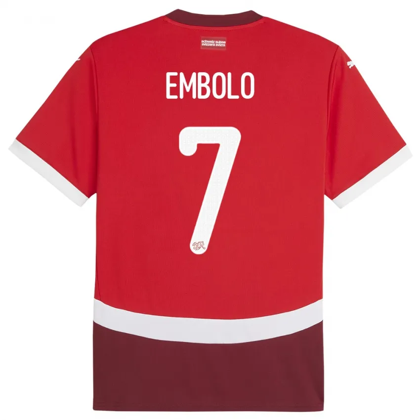Breel Embolo Switzerland 2024/25 Home Jersey