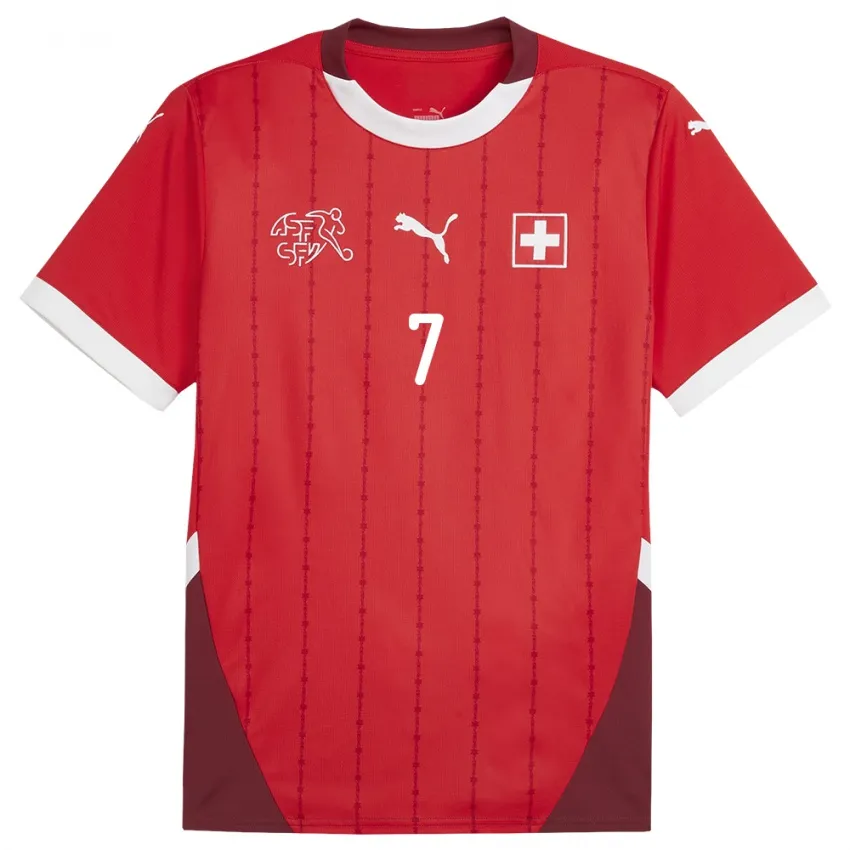 Breel Embolo Switzerland 2024/25 Home Jersey - Image 2