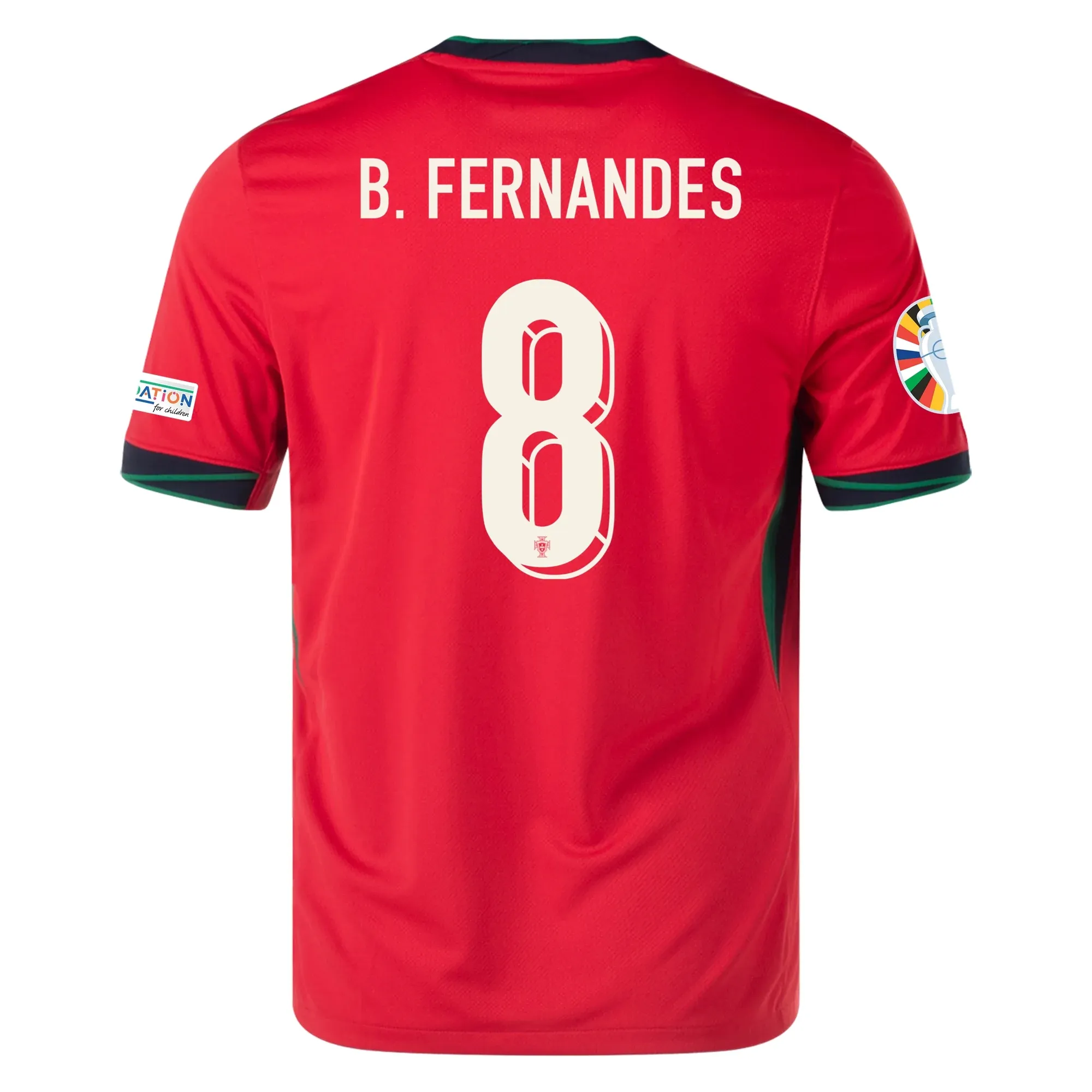 Bruno Fernandes Portugal 2024/25 Home Jersey