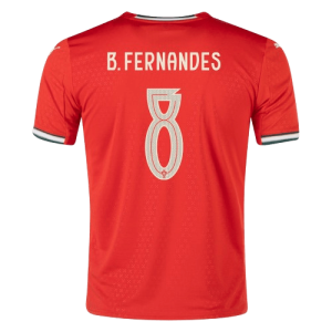 Bruno Fernandes Portugal 2025 Home Jersey