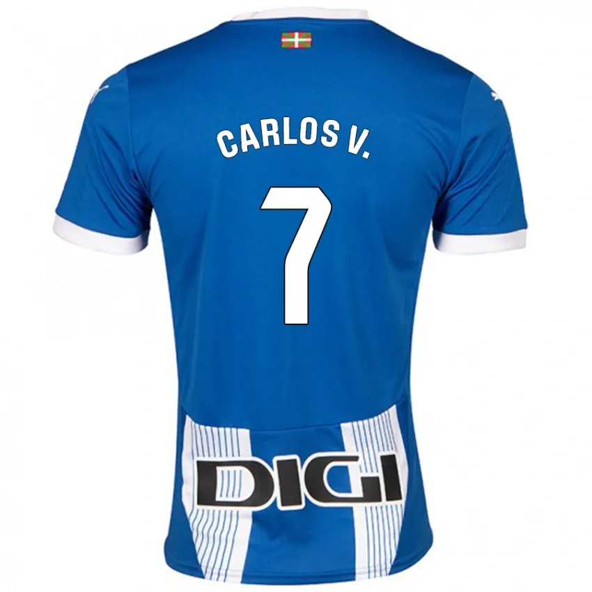 Carlos Vicente Alavés 2024/25 Home Jersey