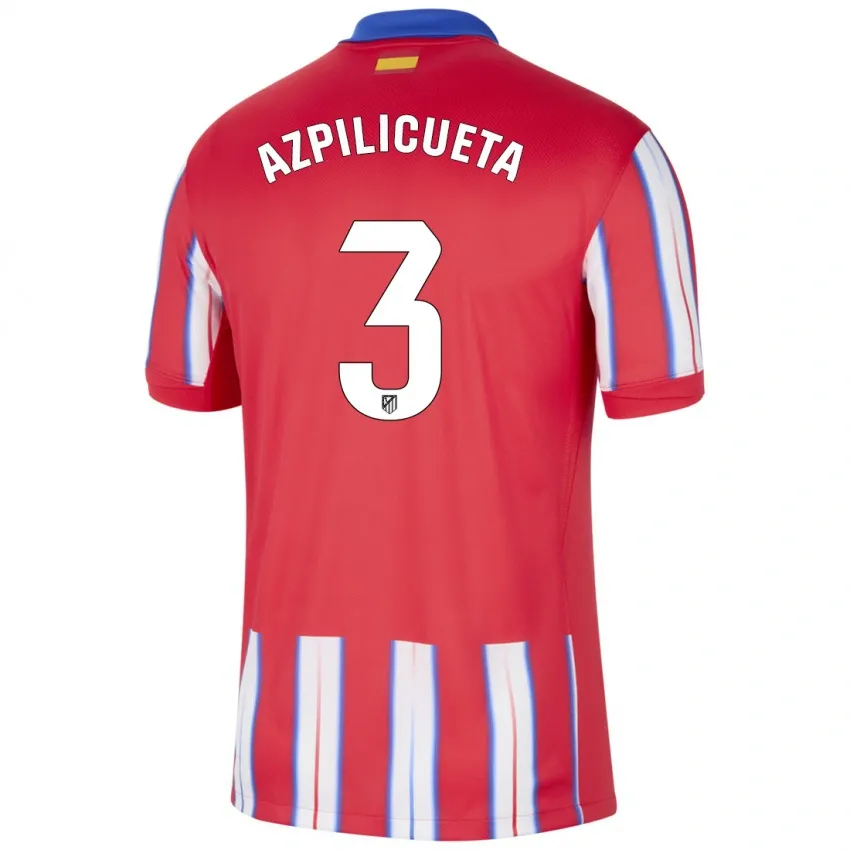 César Azpilicueta Atletico Madrid 2024/25 Home Jersey