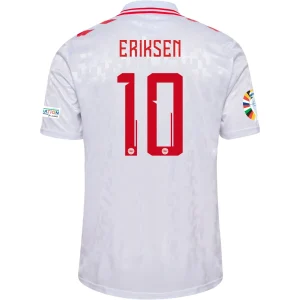 Christian Eriksen Denmark 2024/25 Away Jersey