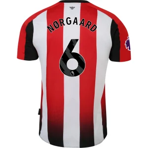 Christian Nørgaard Brentford 2024/25 Home Jersey