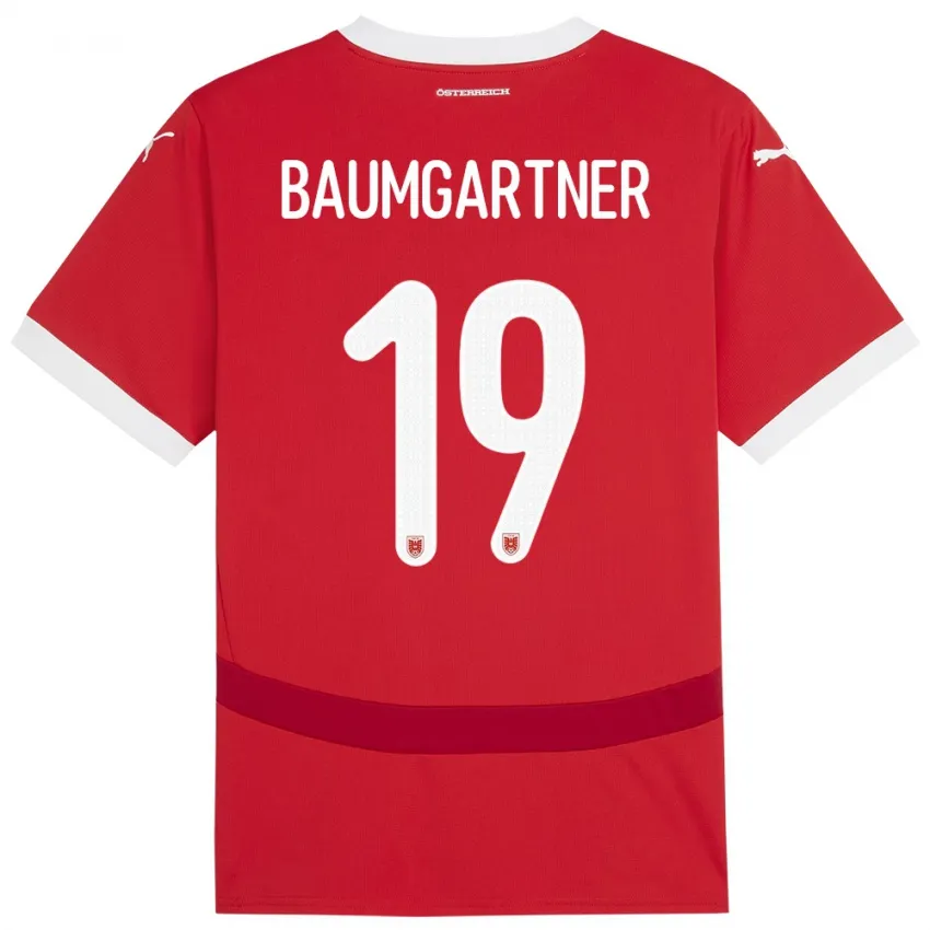 Christoph Baumgartner Austria 2024/25 Home Jersey