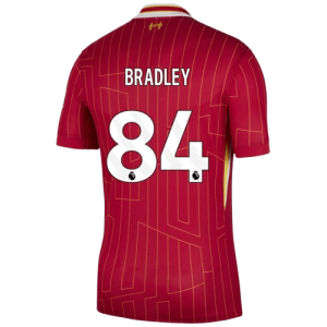 Conor Bradley Liverpool 2024/25 Home Jersey