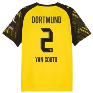 Yan Couto Borussia Dortmund 2025/26 Home Jersey