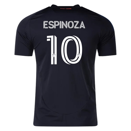 Cristian Espinoza San Jose Earthquakes 2025 Home Jersey