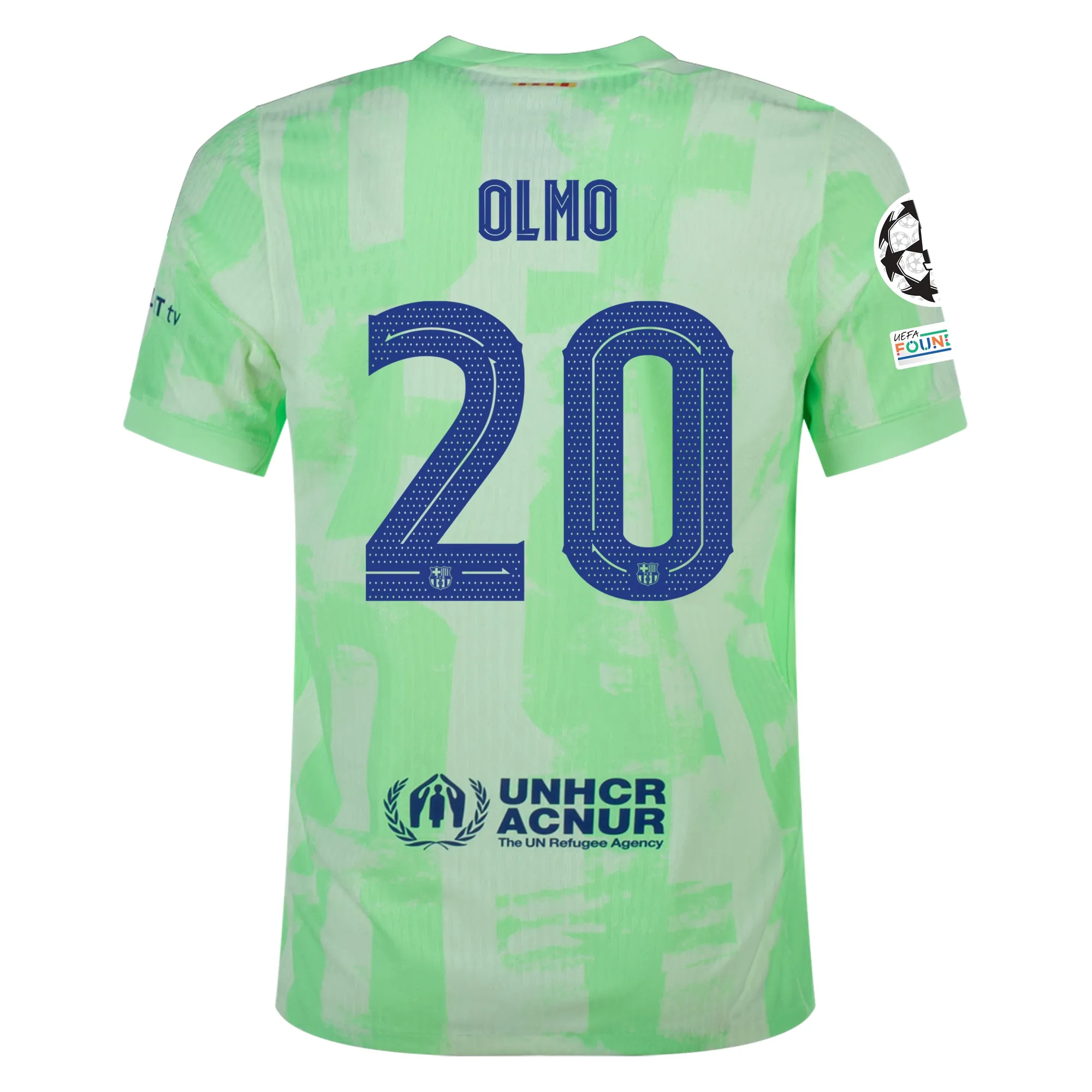 Dani Olmo Barcelona 2024/25 Authentic UCL Third Jersey