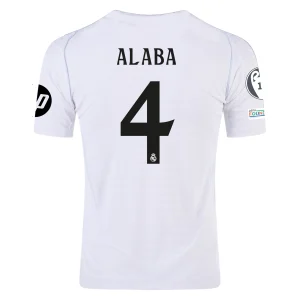 David Alaba Real Madrid 2024/25 Authentic Home Jersey