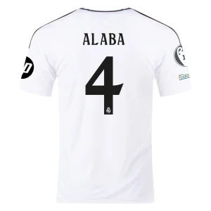 David Alaba Real Madrid 2024/25 Home Jersey
